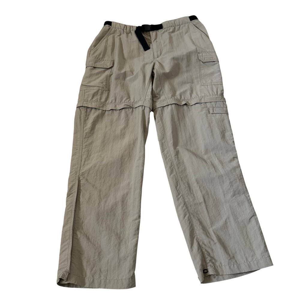 Royal Robbins Mens Tan Convertible Cargo Hiking Pants Shorts Mens Size L x 32